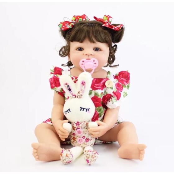 Boneca bebê Reborn Ana Julia 2 autentica com corpo inteiro - Baby Dolls -  Bonecas - Magazine Luiza