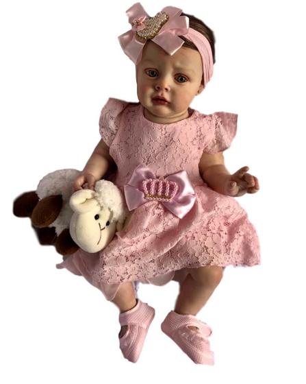 Imagem de Boneca Bebe Reborn By Baby Dolls Molde Chloe Pano Versao 1