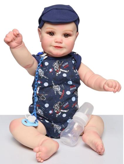 Imagem de Boneca Bebê Reborn Menino Matheus Realista - Mundo Kids