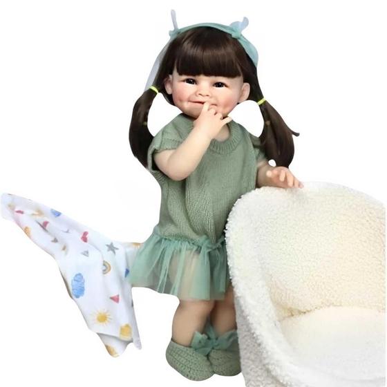 Imagem de Boneca Bebê Reborn Shiny Toys Laura Baby Dani 001101