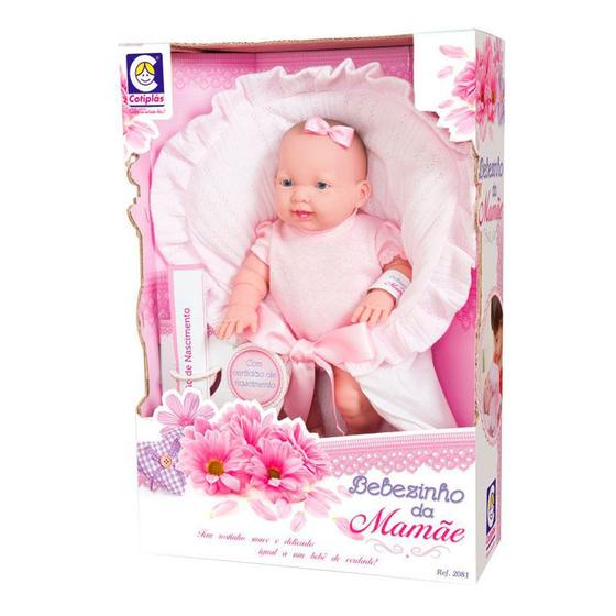 Imagem de Boneca Bebezinho da Mamãe 28 Cm Cotiplas