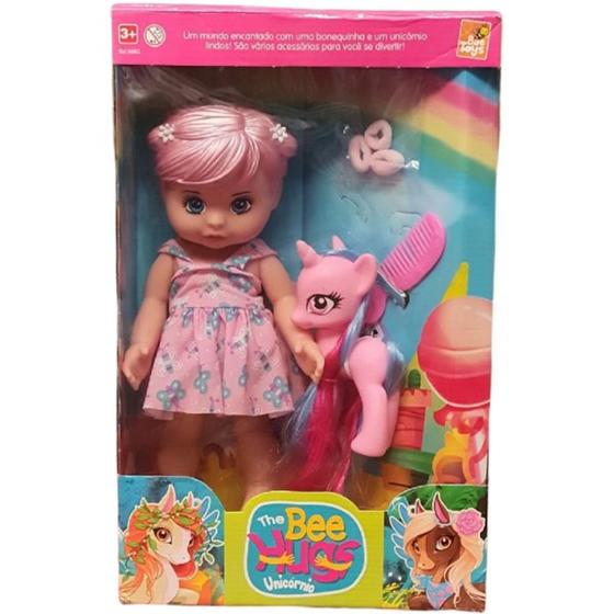 Imagem de Boneca bee hugs unicorni - 882