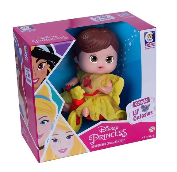 Imagem de Boneca Bela Coleção Lil'Cutesies Princesa Disney Cotiplás - COTIPLAS