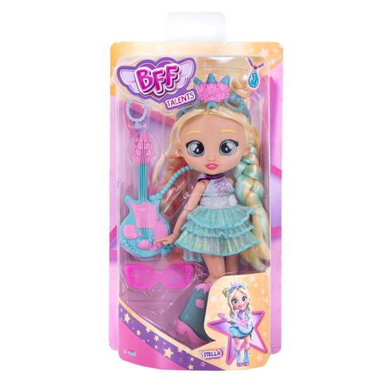 Imagem de Boneca Bff Cry Babies Serie Talents 6 Acessórios Stella Multikids