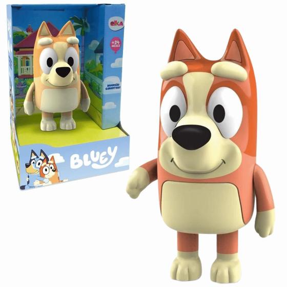 Imagem de Boneca Bluey Bingo Cãozinho Laranja Infantil Elka 1250