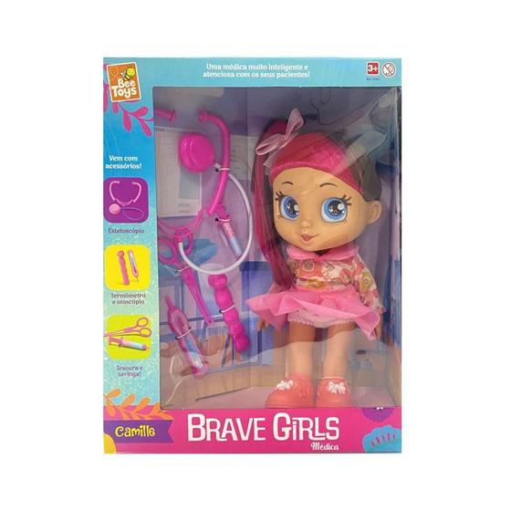 Imagem de Boneca Brave Girls Camille Médica 0769 - Bee Toys