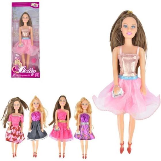 Imagem de Boneca brinquedo betty fashion sortidos - WELLMIX