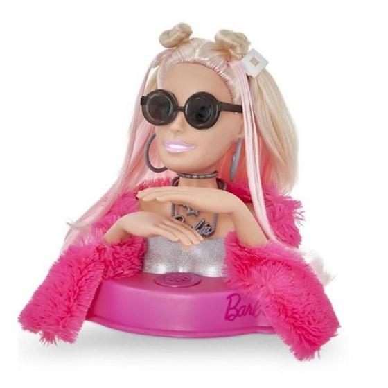 Imagem de Boneca Busto Barbie Styling Head Extra Com 12 Frases Pupee