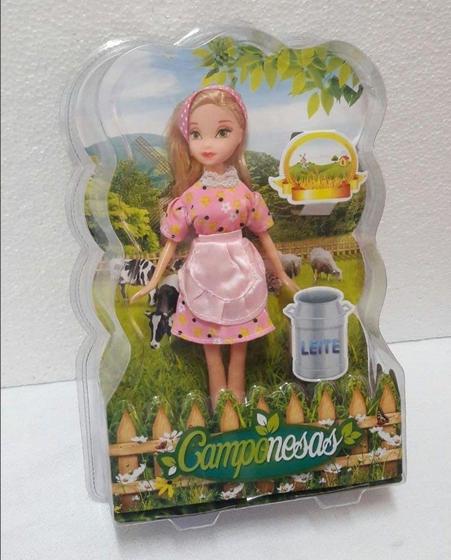 Imagem de Boneca Camponesa Leite estilo Barbie - Camponesas