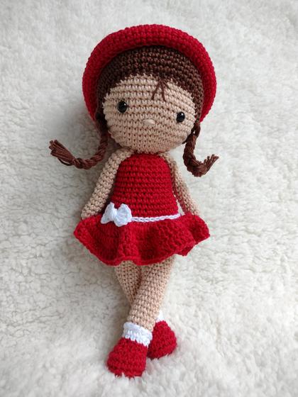 Imagem de Boneca chloe amigurumi crochê