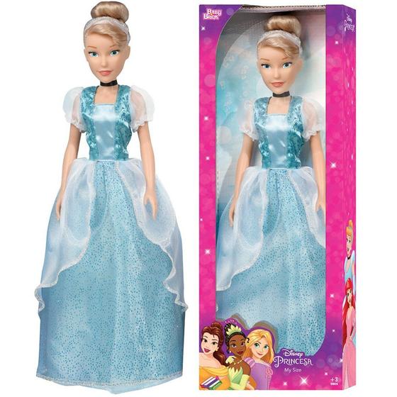 Boneca Cinderela Princesa Disney Grande Articulada 82Cm Menor preço em Boneca Cinderela Princesa Disney Grande Articulada 82Cm