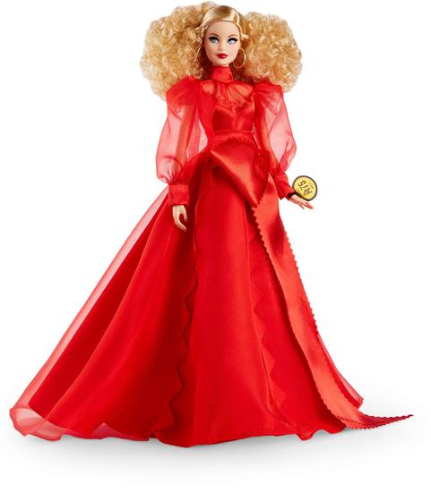 Imagem de Boneca Colecionável Barbie 75º Aniversário (12 pol Loira)
