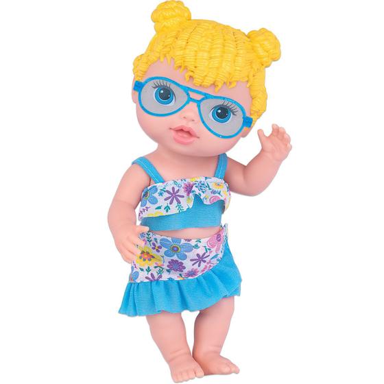 Imagem de Boneca Com Acessórios Babys Collection Praia - Super Toys