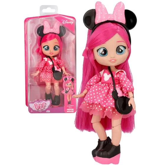 Imagem de Boneca Cry Babies BFF Minnie Colecionável Disney Multikids