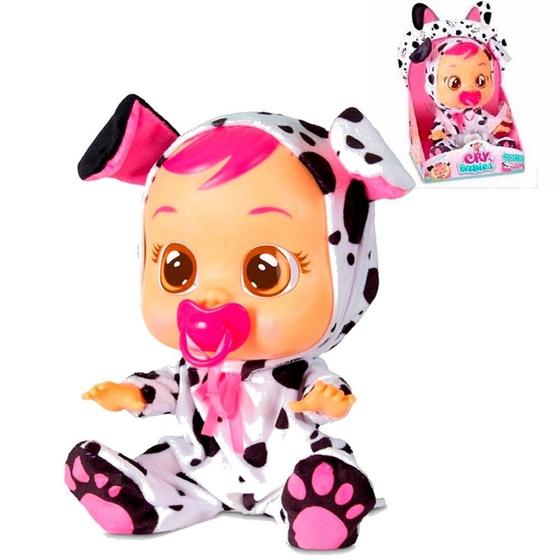 Boneca Cry Babies Chora Lágrimas De Verdade Dalmata Dotty Menor preço em Boneca Cry Babies Chora Lágrimas De Verdade Dalmata Dotty