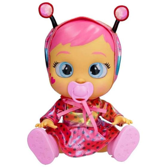 Imagem de Boneca Cry Babies Espaço Stars Babies Lady Olhos Brilhantes Chora de Verdade Multikids