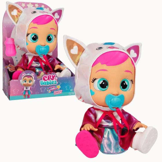 Imagem de Boneca Cry Babies Stars Daisy Chora de Verdade 18m+Multikids