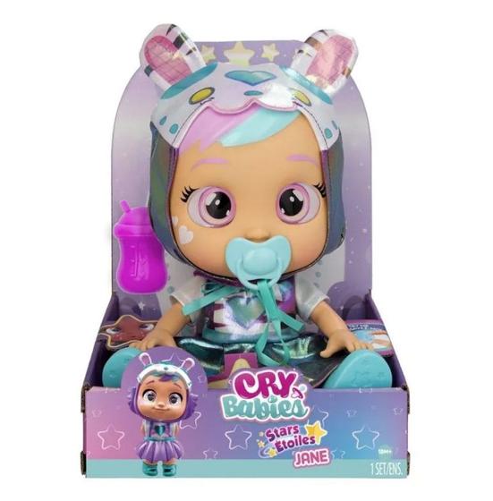 Imagem de Boneca Cry Babies Stars Jane Olhos Brilham Multikids BR2240