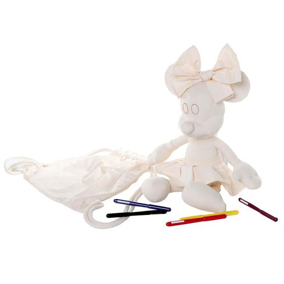 Imagem de Boneca da Minnie Cryon Artesanal para Colorir Licenciado Disney