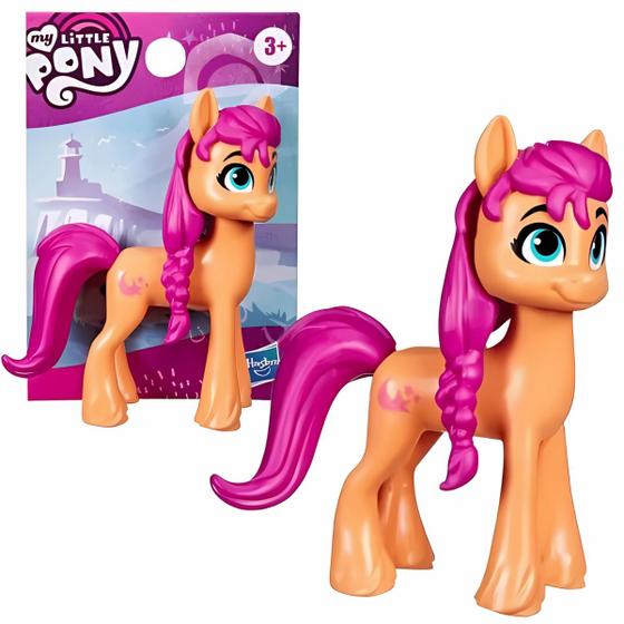 Imagem de Boneca da My Little Pony Laranja com Cabelo Rosa - F26115 Hasbro