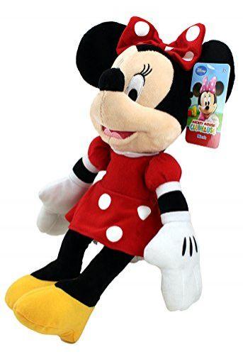 Imagem de Boneca de brinquedo Disney Plush Classic Minnie Mouse Red Polka Dot Dress 15"