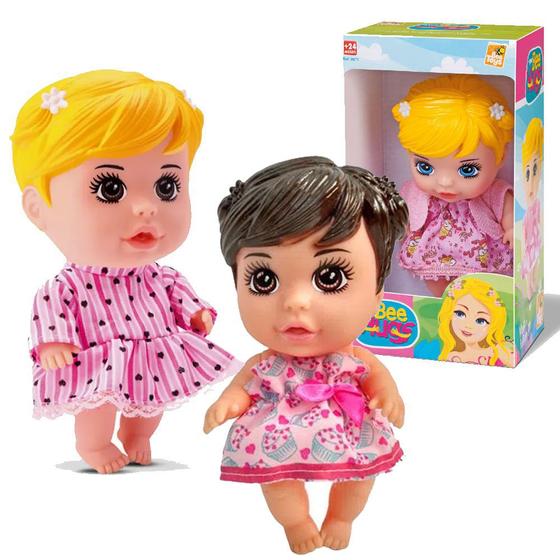 Imagem de Boneca de brinquedo em vinil bebê bee hugs menina roupinha