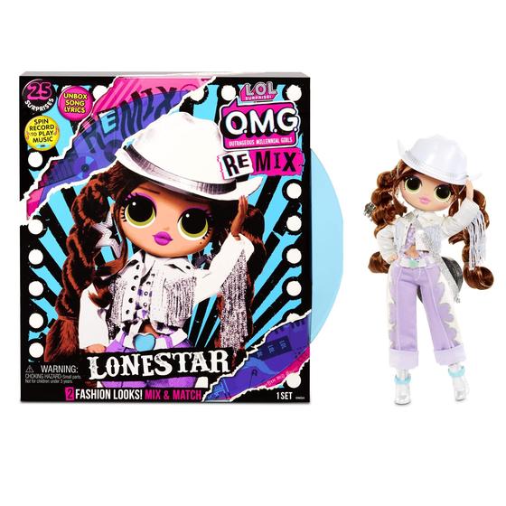 Imagem de Boneca de moda L.O.L. Surprise! OMG Remix Lonestar com 25 surpresas