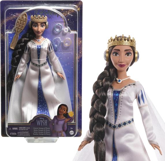 Imagem de Boneca de moda Mattel Disney Wish Toys Rainha Amaya de Rosas