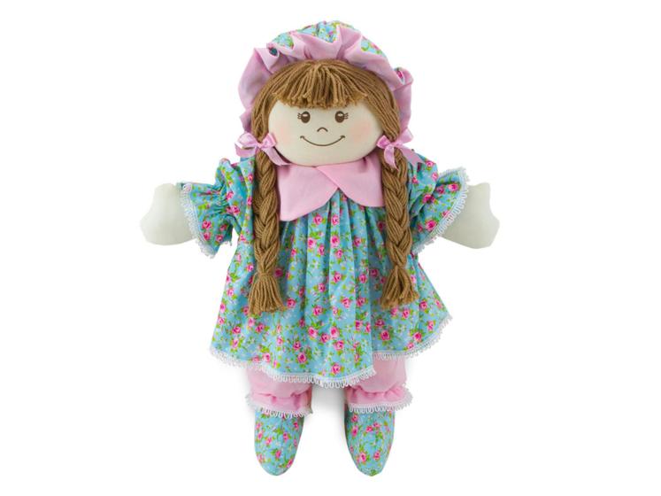 Boneca de Pano Júlia 60cm Anti-alérgica Menor preço em Boneca de Pano Júlia 60cm Anti-alérgica