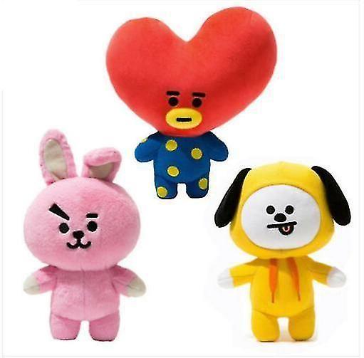 Imagem de Boneca de Pelúcia em Pé Atributo BT21 Cooky Tata Amarelo