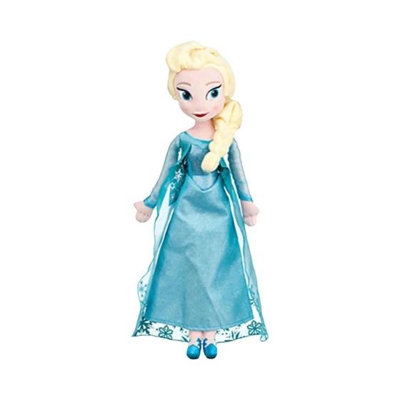 Imagem de Boneca de Pelúcia Princesa Anna Frozen 50cm - Brinquedo Kawaii