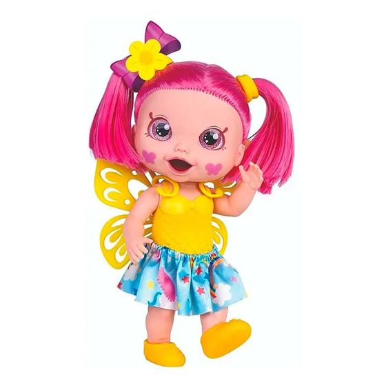 Imagem de Boneca de Vinil - Babys Collection - Butterfly - Rosa - Super Toys