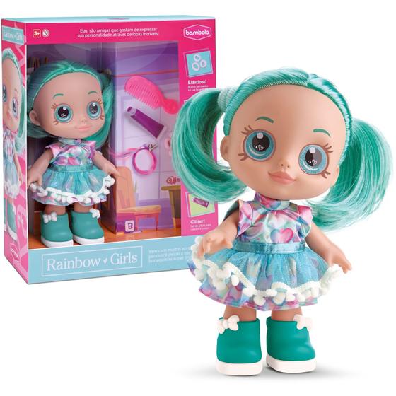 Imagem de Boneca Descolada Com Acessórios Rainbow Girls Mint 733 - Bambola