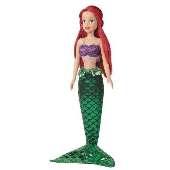 Imagem de Boneca Disney Ariel Pequena Sereia 55 Cm Altura