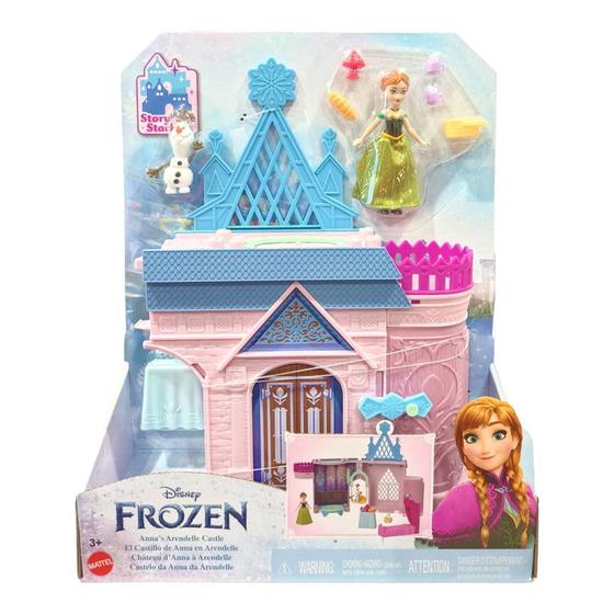 Imagem de Boneca Disney Frozen Castelo Empilhável Da Anna Com Olaf - Mattel hlx02