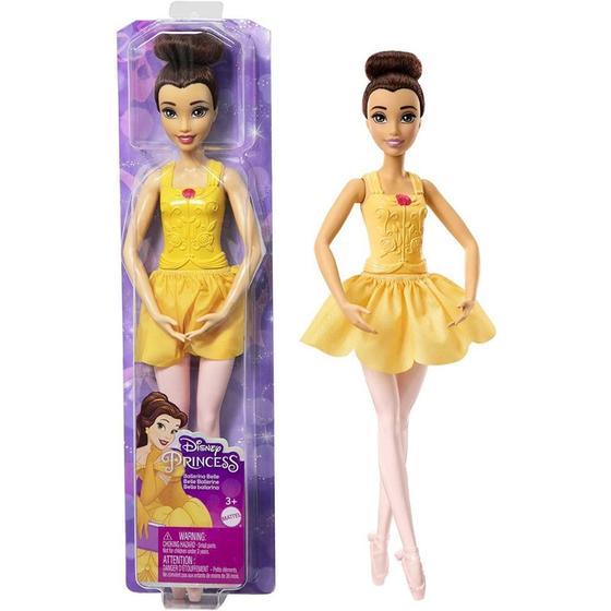 Imagem de Boneca Disney Princesas Bailarina - Bella - Mattel HLV92/HLV95