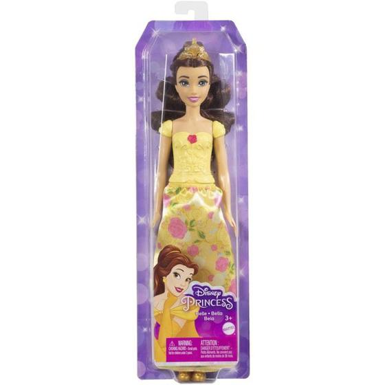Imagem de Boneca Disney Princess Bela Saia Estampada - Mattel Hlx29