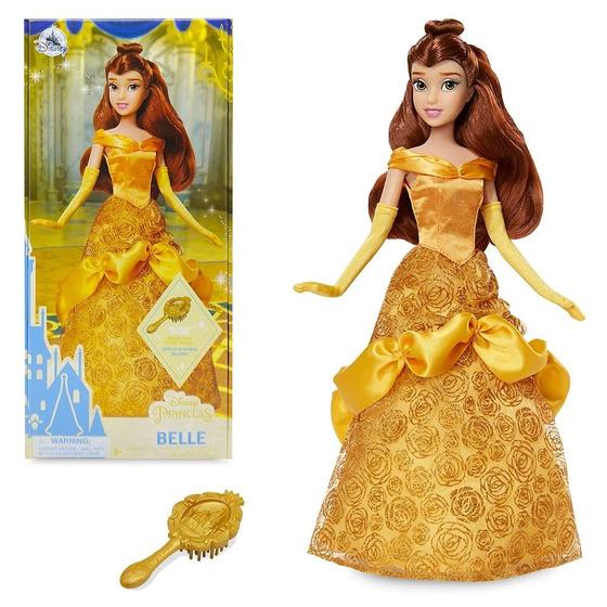 Imagem de Boneca Disney Store Princess Belle Classic 29 cm com acessório