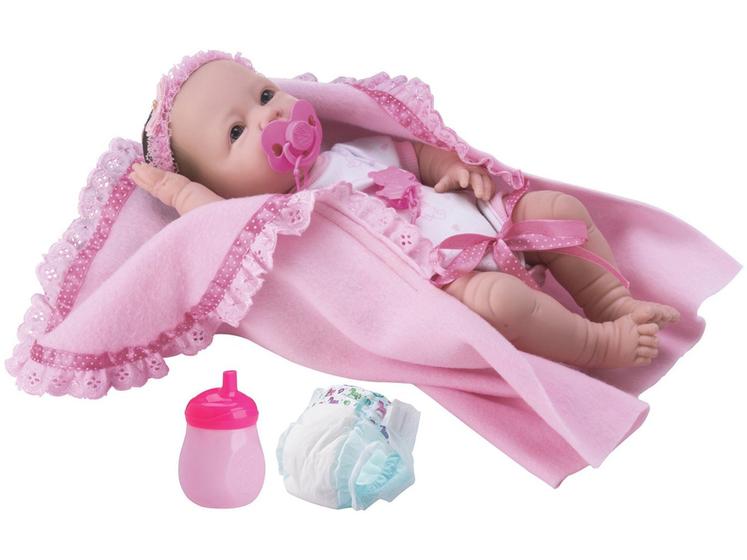 Boneca Diver New Born Faz Xixi com Acessórios - Divertoys REF.: 8046w Menor preço em Boneca Diver New Born Faz Xixi com Acessórios - Divertoys REF.: 8046w