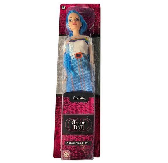 Imagem de Boneca Dream Doll - Fashion Doll - Cabelo Azul - Candide