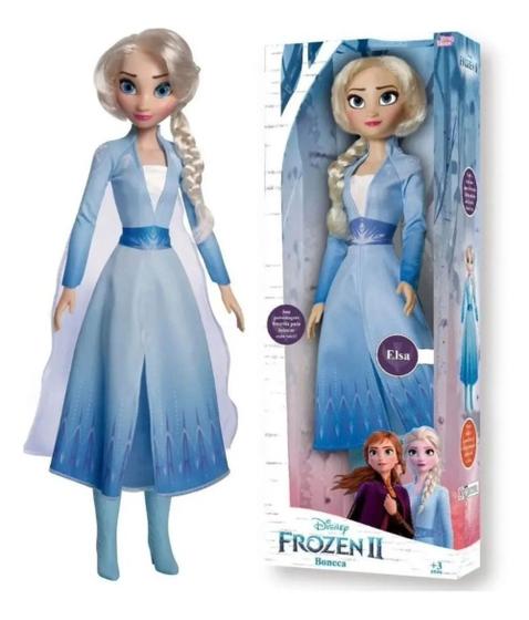 Imagem de Boneca Elsa Frozen 2 Grande 55cm Original Disney - Babybrink 1741