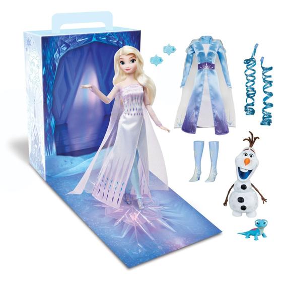 Imagem de Boneca Elsa Frozen 28cm - Disney Store - Com Acessórios