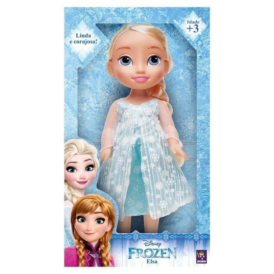 Imagem de Boneca Elza Frozen Clássica Princesa Disney 30cm Mimo