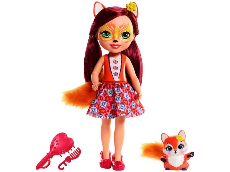 Boneca Enchantimals Felicity Fox & Flick - 2 Unidades Mattel - Bonecas ...