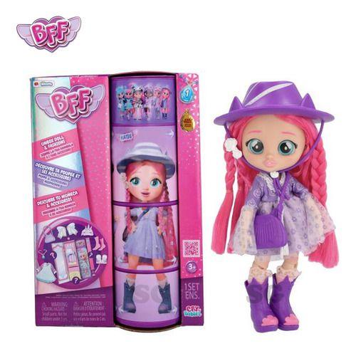 Imagem de Boneca Fashion Doll Cry Babies Bff Katie 9 Surpresas 20 Cm