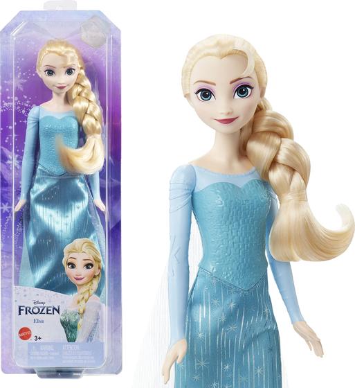 Imagem de Boneca fashion Mattel Disney Frozen Elsa com visual exclusivo