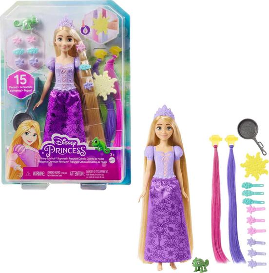 Imagem de Boneca Fashion Mattel Disney Princesa Rapunzel com Acessório