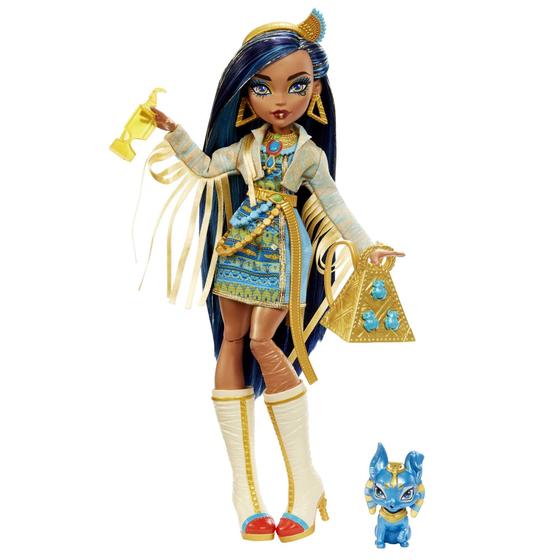 Imagem de Boneca fashion Monster High Cleo De Nile com acessórios