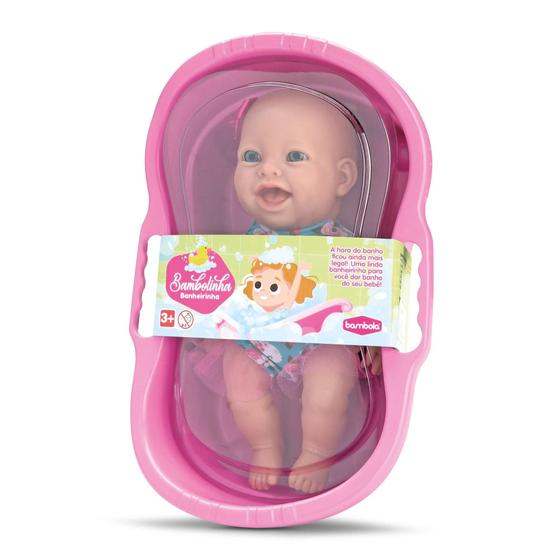 Imagem de Boneca Fofinha Bebê Bambolinha Banherinha Original - Bambola