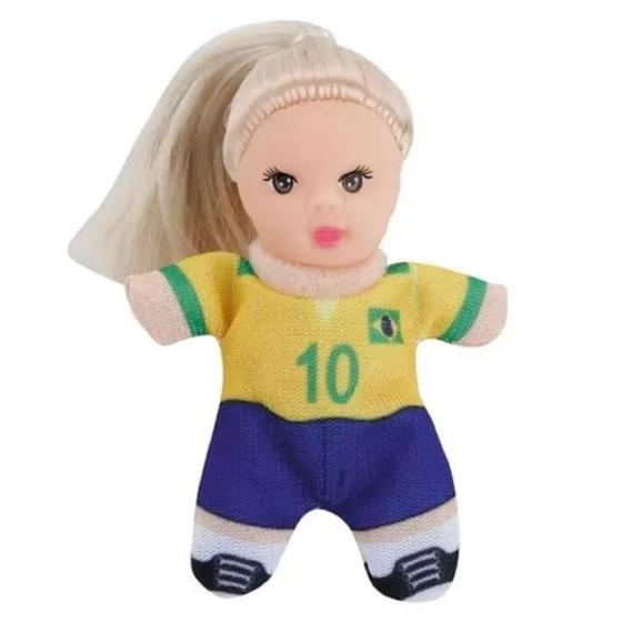 Imagem de Boneca Fofolete Brasil Copa do Mundo